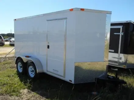 6x14 V Nose Tandem Axle Diamond Cargo Trailer